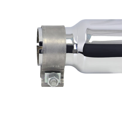 Stainless Steel Exhaust Tip 6 Inch Inlet Size: 2.0 Inch Outlet Size: 3.0 Inch Polished Stainless Steel Go Rhino-5
