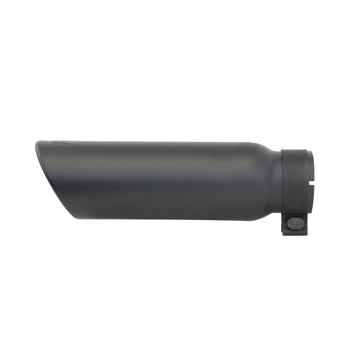 Black Powder Coated Stainless Steel Exhaust Tip 14 Inch Inlet Size: 3.0 Inch Outlet Size: 4.0 Inch Textured Black Go Rhino-5