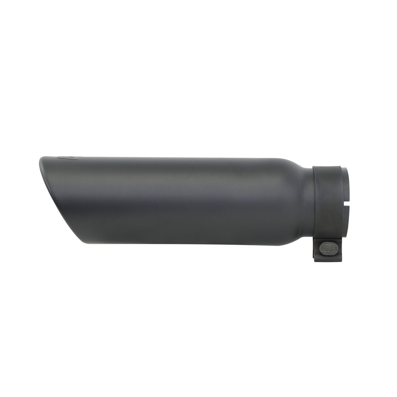 Black Powder Coated Stainless Steel Exhaust Tip 14 Inch Inlet Size: 3.0 Inch Outlet Size: 4.0 Inch Textured Black Go Rhino-5