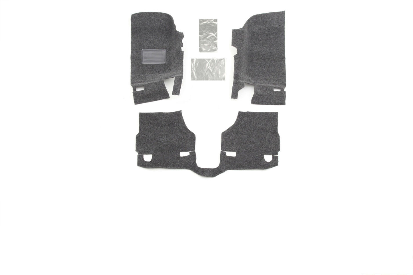Guardian Comfort Jeep Liner Grey 07-10 Jeep Wrangler 2 Door Front Husky Liners