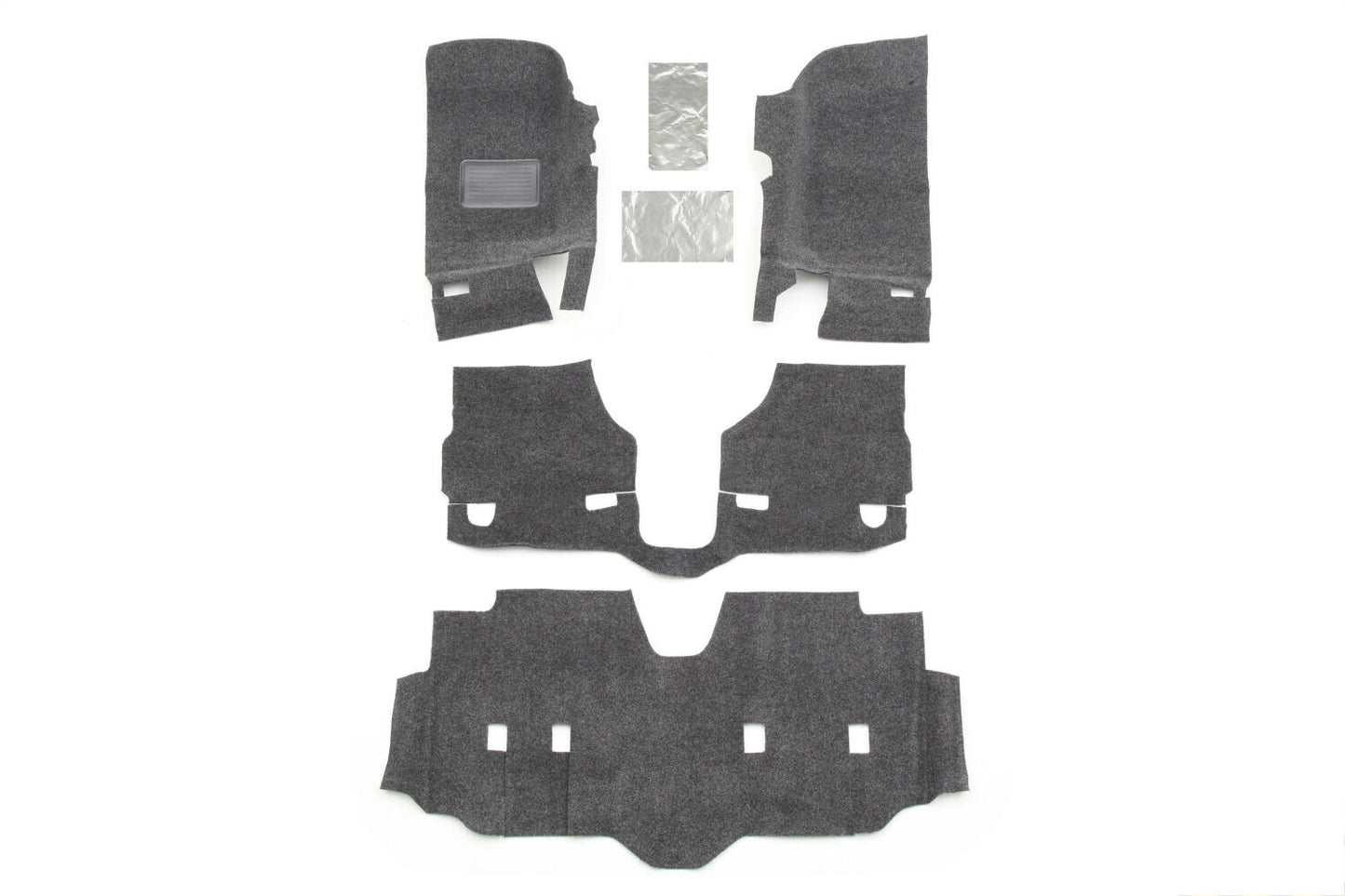 Guardian Comfort Jeep Liner Grey 07-17 Jeep Wrangler Unlimited X 4 Door / Jeep Wrangler Unlimited Rubicon 4 Door and More Front Husky Liners-2