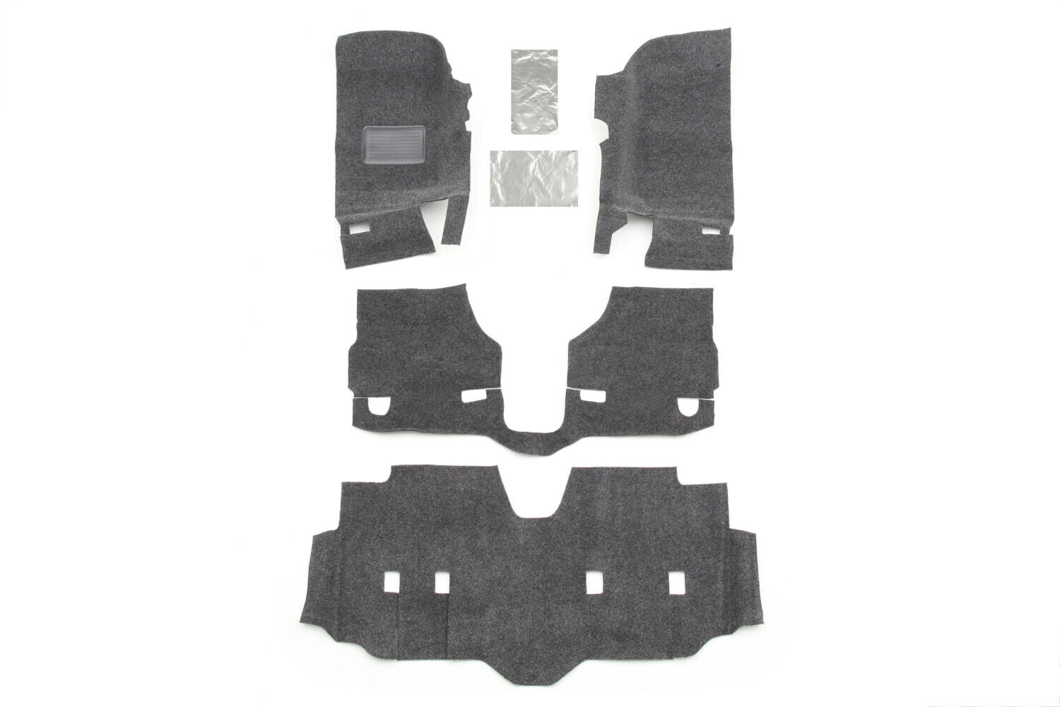 Guardian Comfort Jeep Liner Grey 07-17 Jeep Wrangler Unlimited X 4 Door / Jeep Wrangler Unlimited Rubicon 4 Door and More Front Husky Liners-2