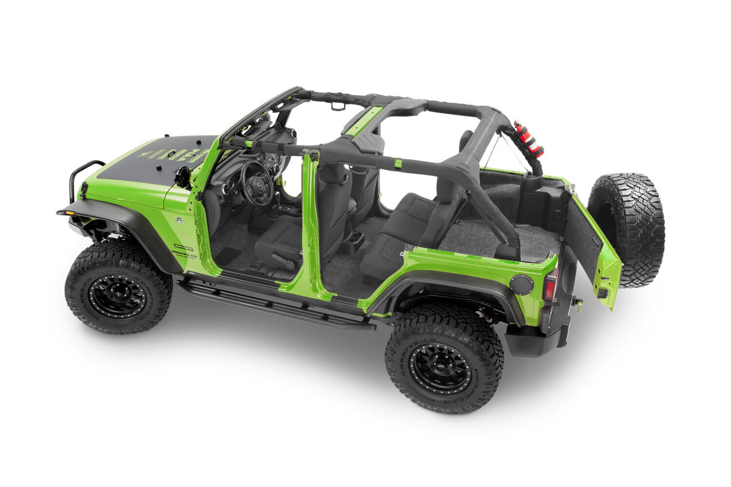 Guardian Comfort Jeep Liner Grey 11-17 Jeep Wrangler Unlimited 70th Anniversary 4 Door / Jeep Wrangler Unlimited Rubicon 4 Door and More Floor Liner Rear Husky Liners