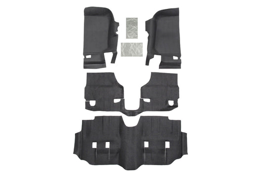 Guardian Impact Jeep Liner Grey 07-17 Jeep Wrangler Unlimited X 4 Door / Jeep Wrangler Unlimited Rubicon 4 Door and More Front Husky Liners
