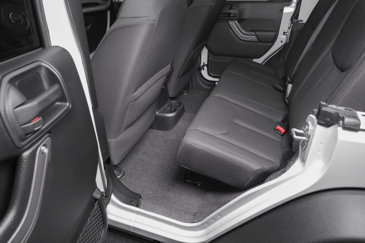 Guardian Impact Jeep Liner Grey 07-17 Jeep Wrangler Unlimited X 4 Door / Jeep Wrangler Unlimited Rubicon 4 Door and More Front Husky Liners-1