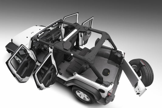 Guardian Impact Jeep Liner Grey 11-17 Jeep Wrangler Unlimited 70th Anniversary 4 Door / Jeep Wrangler Sport 2 Door and More Rear Husky Liners-1