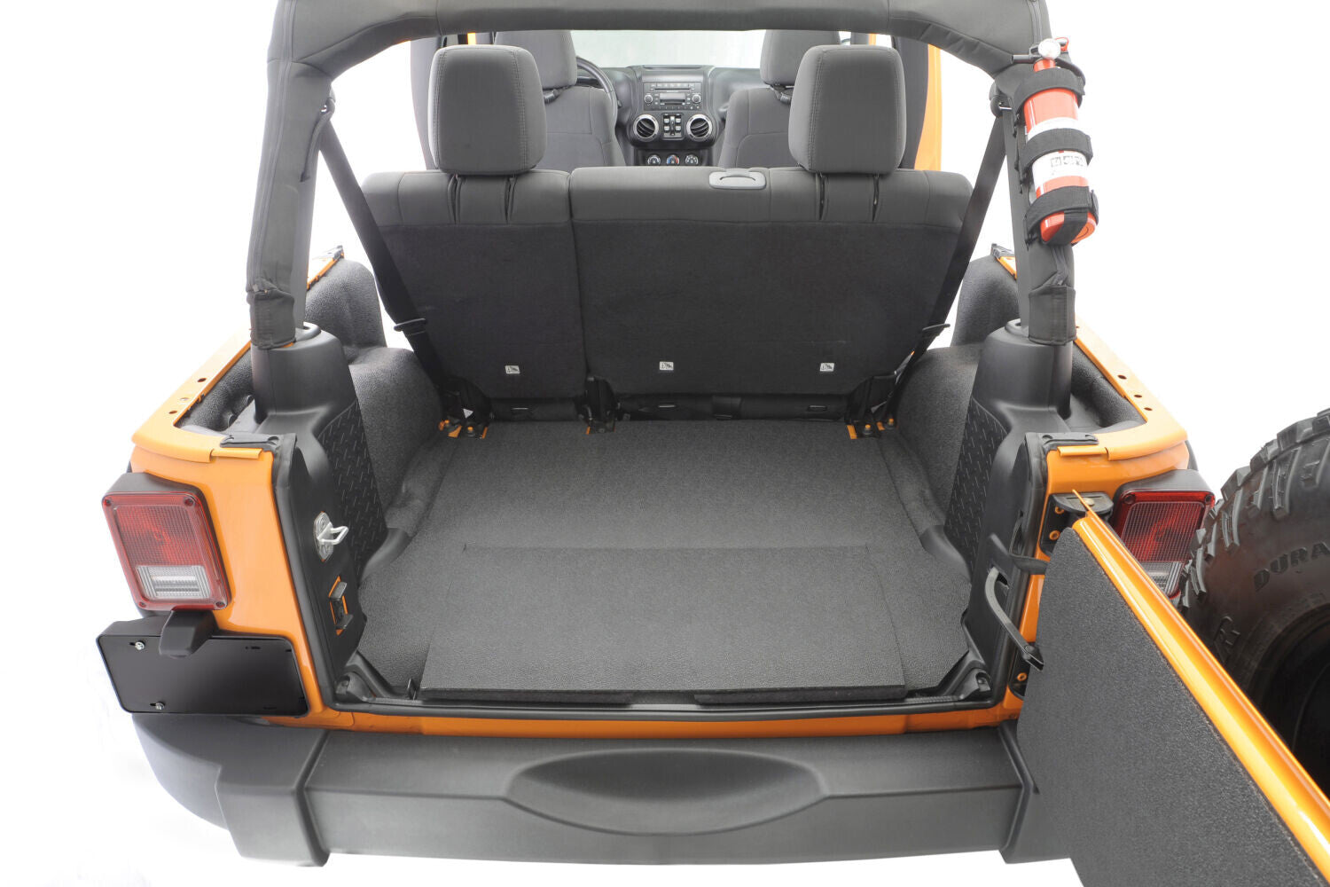 Guardian Impact Jeep Liner Grey 11-17 Jeep Wrangler Unlimited 70th Anniversary 4 Door / Jeep Wrangler Sport 2 Door and More Rear Husky Liners-3