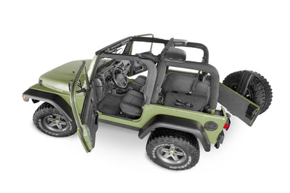 Guardian Impact Jeep Liner Grey 97-06 Jeep Wrangler Husky Liners-2