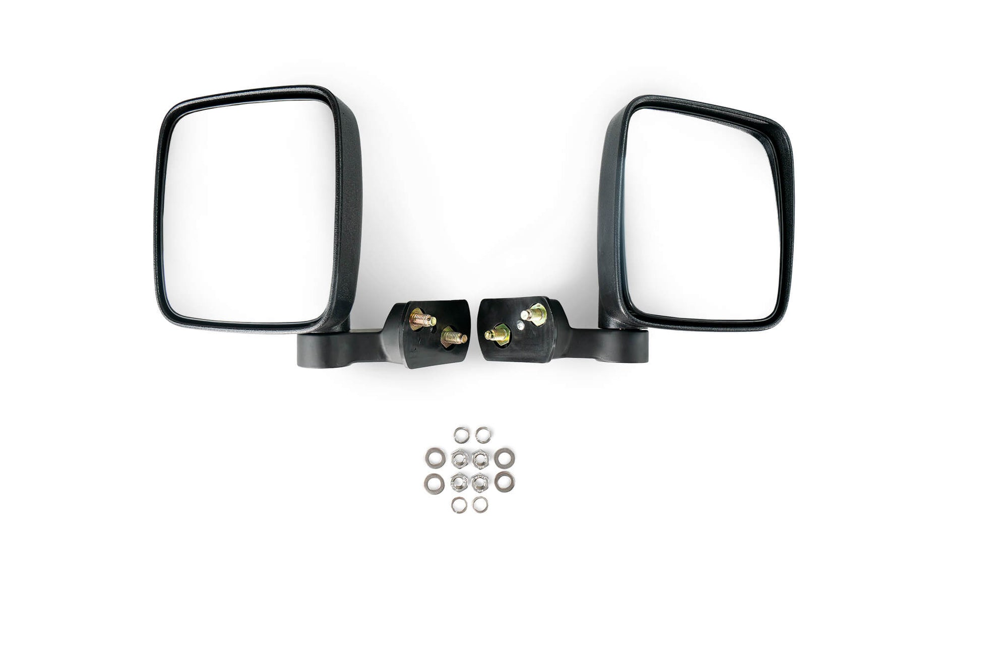 2018 2025 Jeep Gladiator JT WranglerJL JLU Front Half Doors With Alum Mesh DV8 Offroad-1