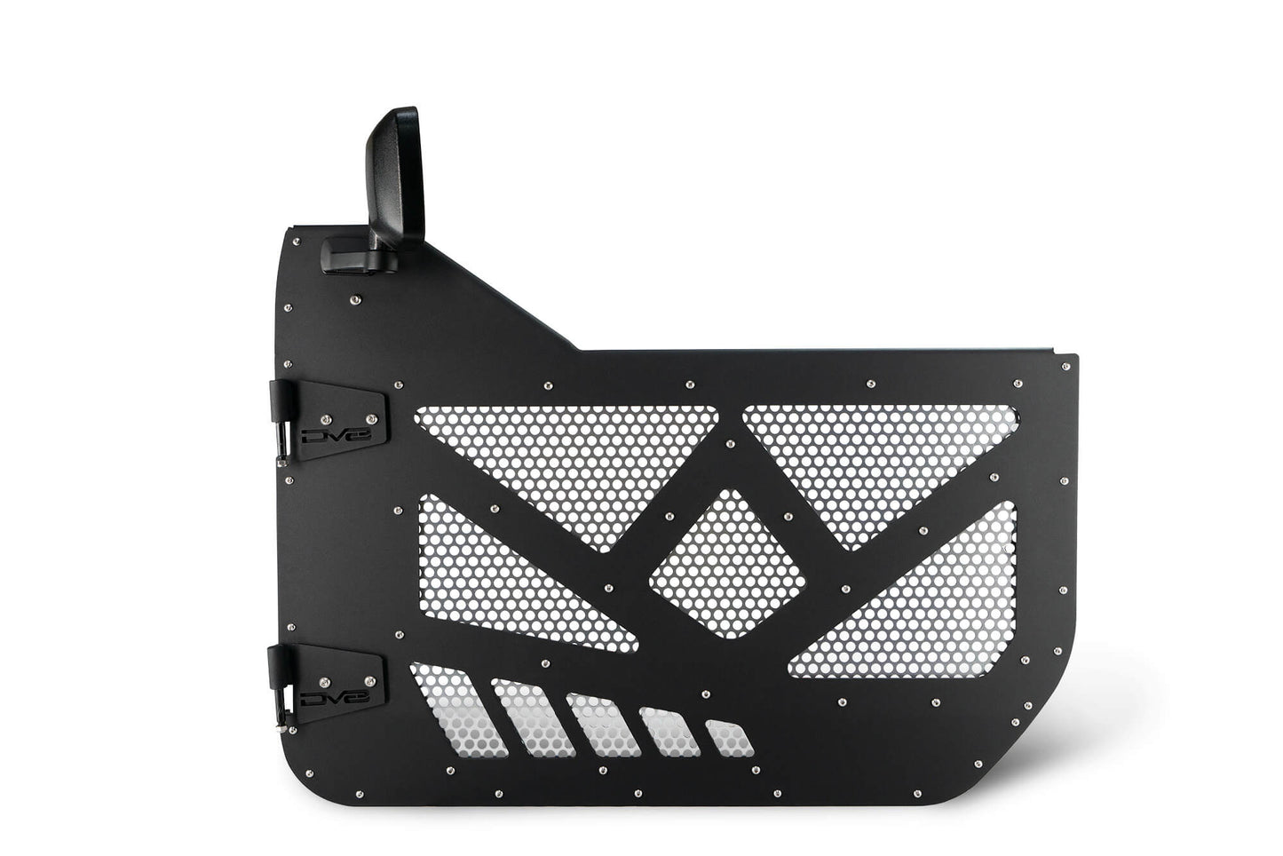 2018 2025 Jeep Gladiator JT WranglerJL JLU Front Half Doors With Alum Mesh DV8 Offroad-3