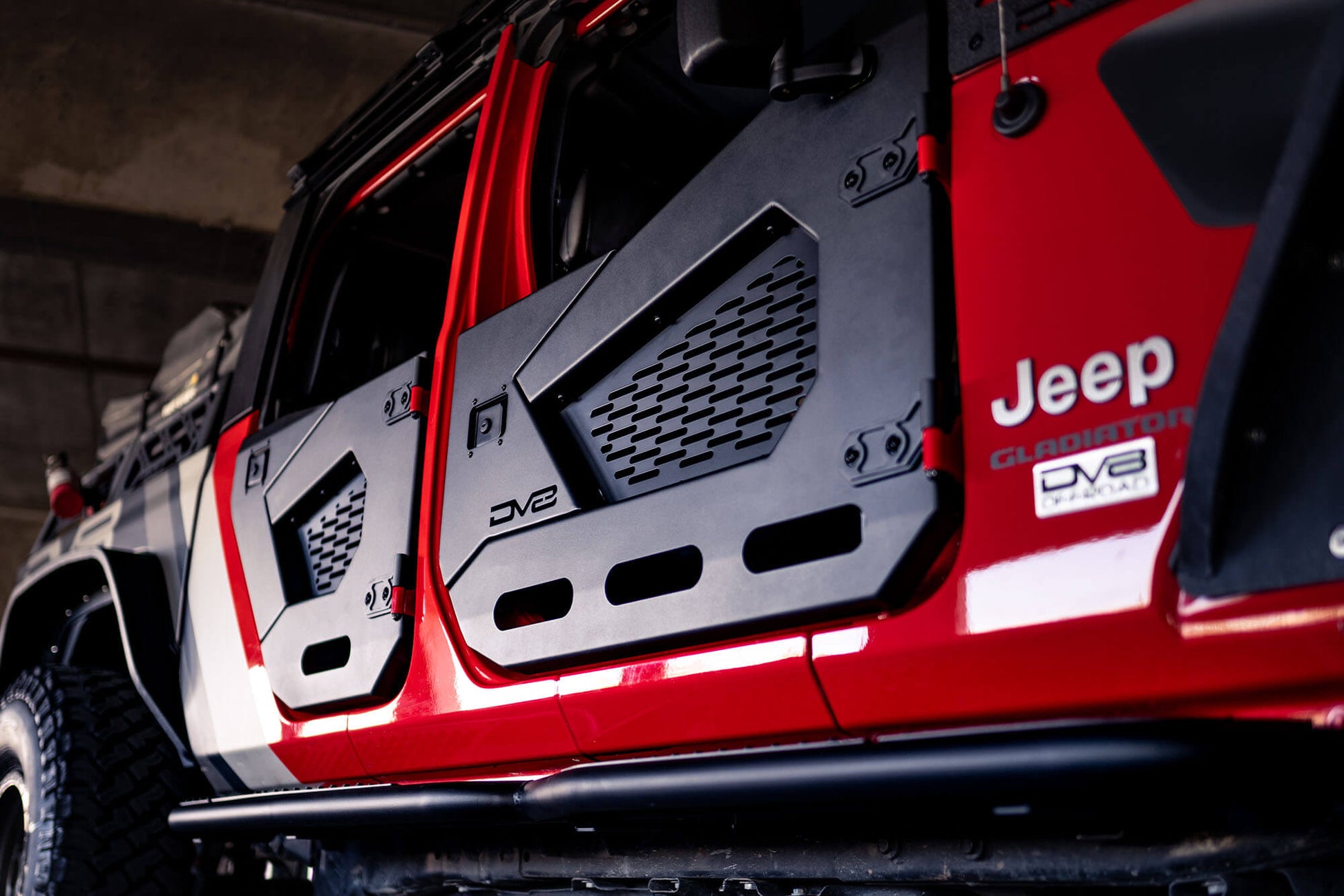 2020 2025 Jeep Gladiator JT Wrangler JL JLU Front 1/2 Doors DV8 Offroad-7