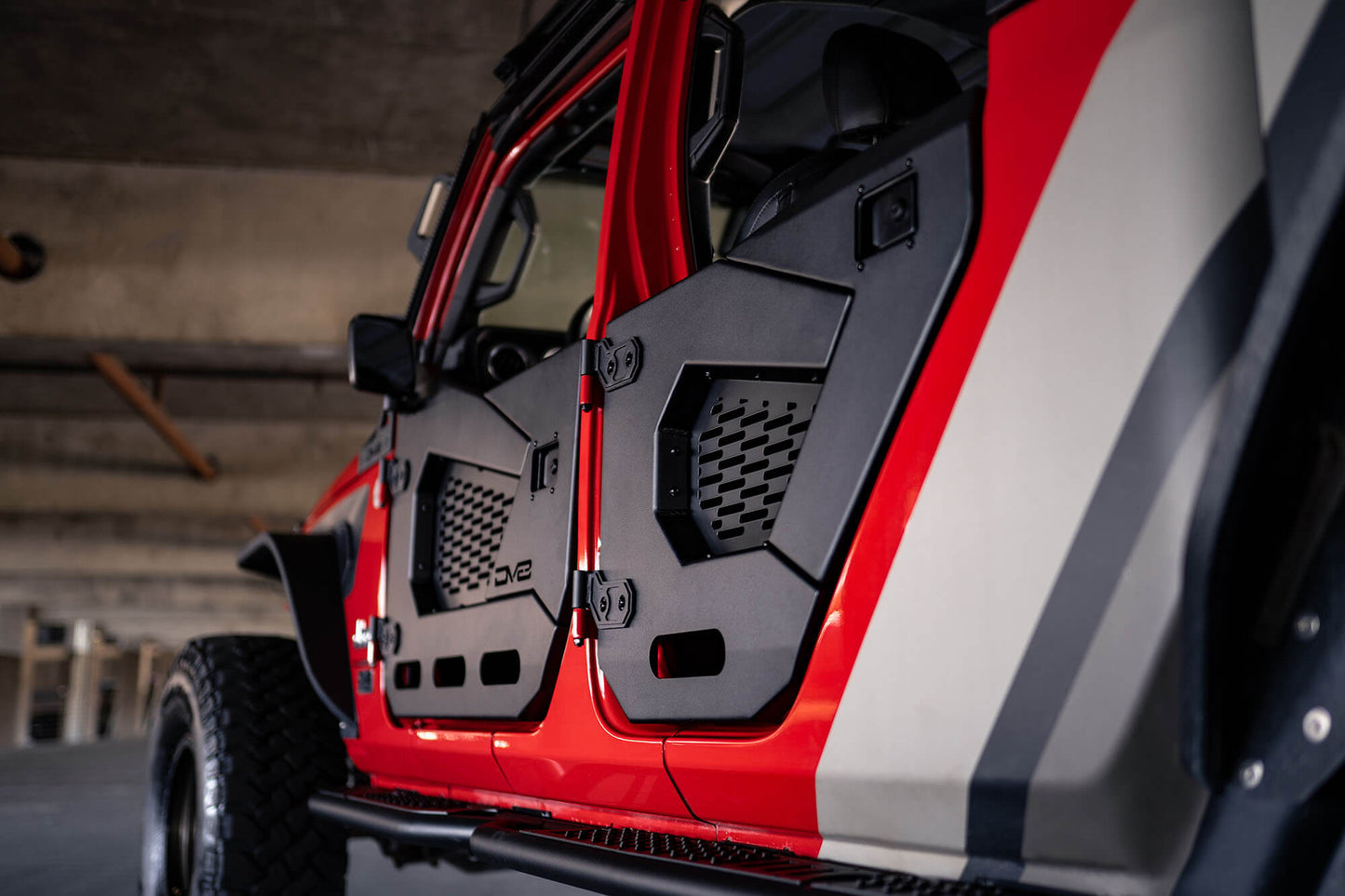 2020 2025 Jeep Gladiator JT Wrangler JLU 1/2 Doors DV8 Offroad-2