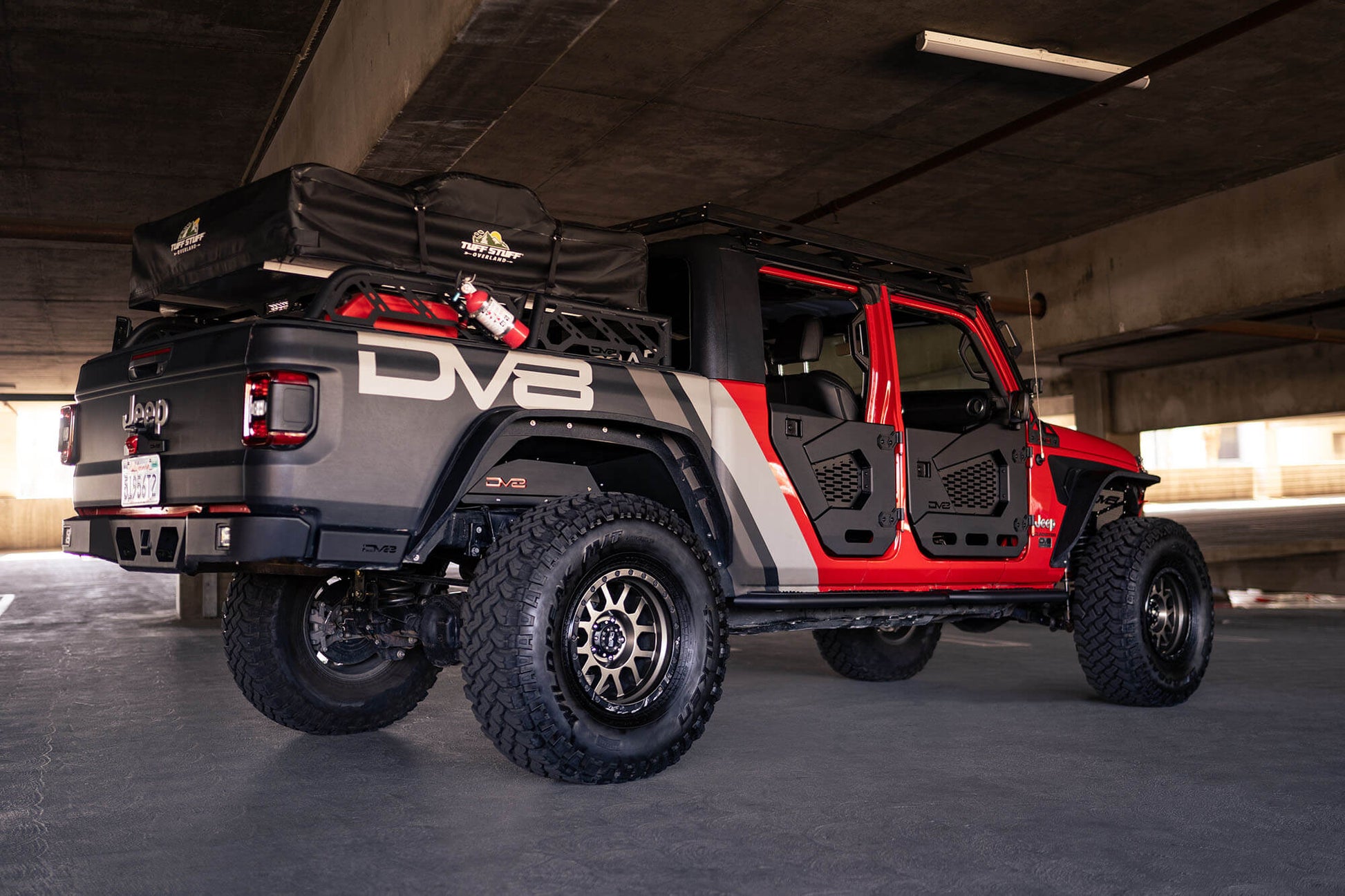 2020 2025 Jeep Gladiator JT Wrangler JLU 1/2 Doors DV8 Offroad-3