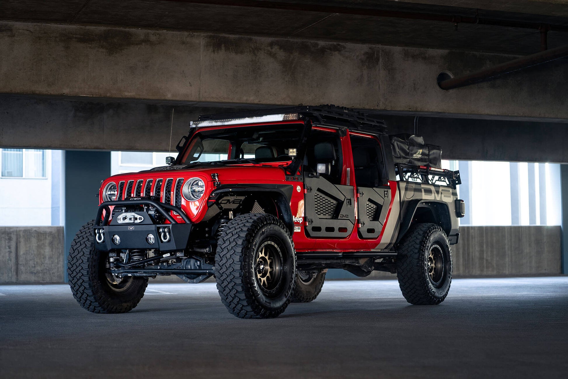 2020 2025 Jeep Gladiator JT Wrangler JLU 1/2 Doors DV8 Offroad-4