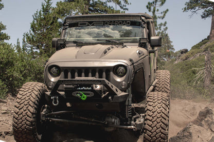 2007 2018 Jeep Wrangler Heat Dispersion Hood DV8 Offroad-12