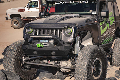 2007 2018 Jeep Wrangler Heat Dispersion Hood DV8 Offroad-14
