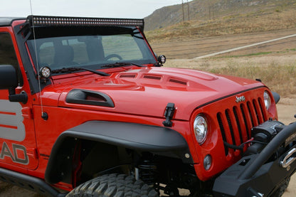 2007 2018 Jeep Wrangler Heat Dispersion Hood DV8 Offroad-3