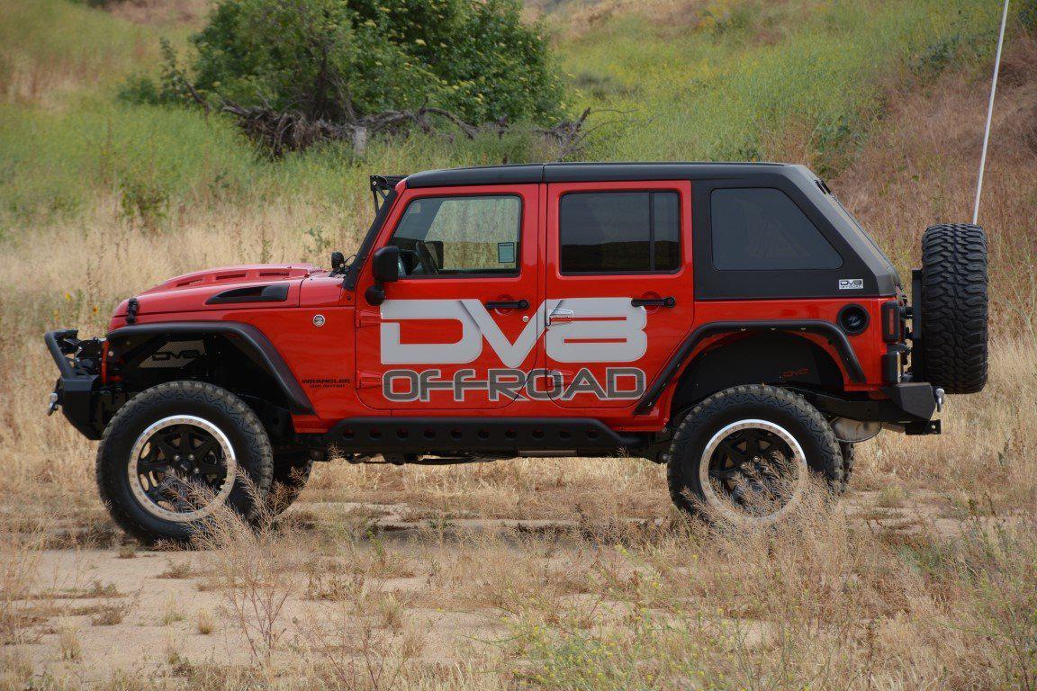 2007 2018 Jeep Wrangler Heat Dispersion Hood DV8 Offroad-5