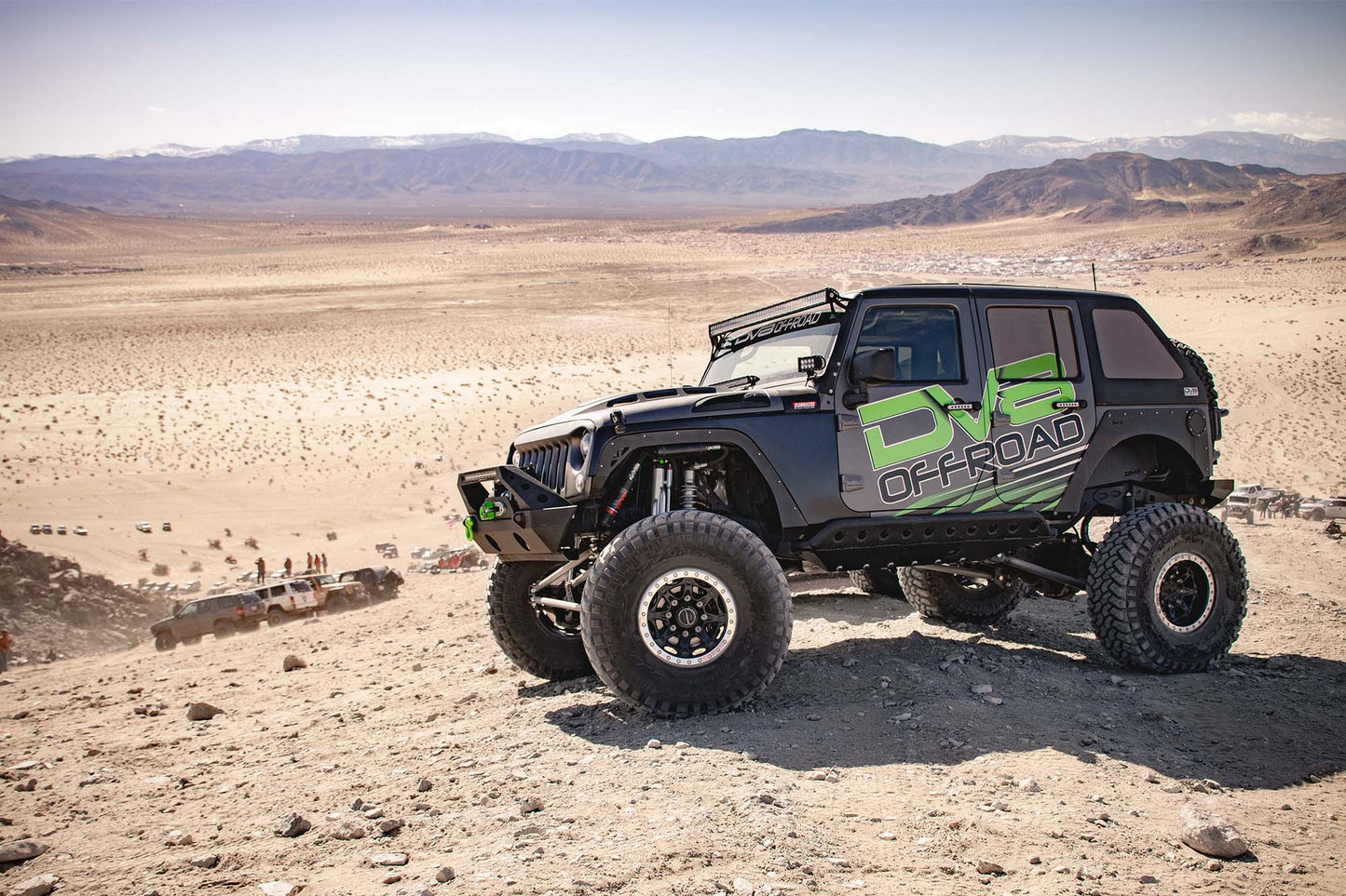 2007 2018 Jeep Wrangler Heat Dispersion Hood DV8 Offroad-10