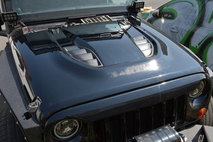 2007 2018 Jeep Wrangler JK JKU 10Th Anniversary Hood DV8 Offroad-7
