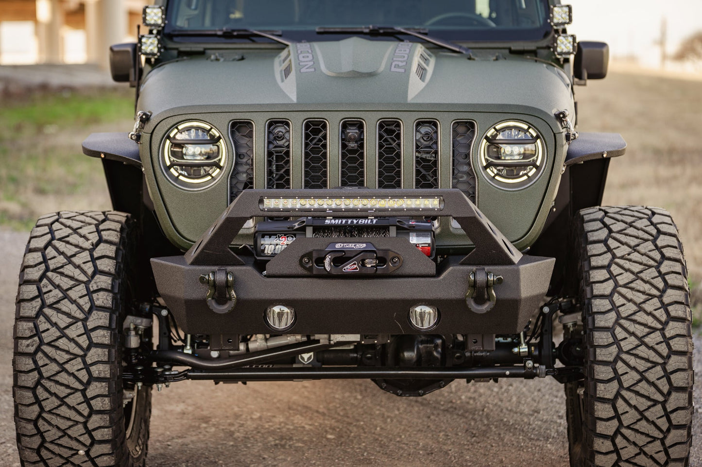 2018 2025 Jeep Wrangler JL JLU Gladiator JT Heat Dispersion Hood Non 392 or Non Mojave DV8 Offroad-9