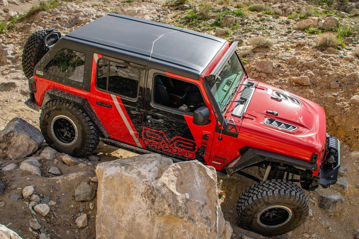 2018 2025 Jeep Wrangler JL JLU Gladiator JT Rubicon Replica Hood Unpainted DV8 Offroad
