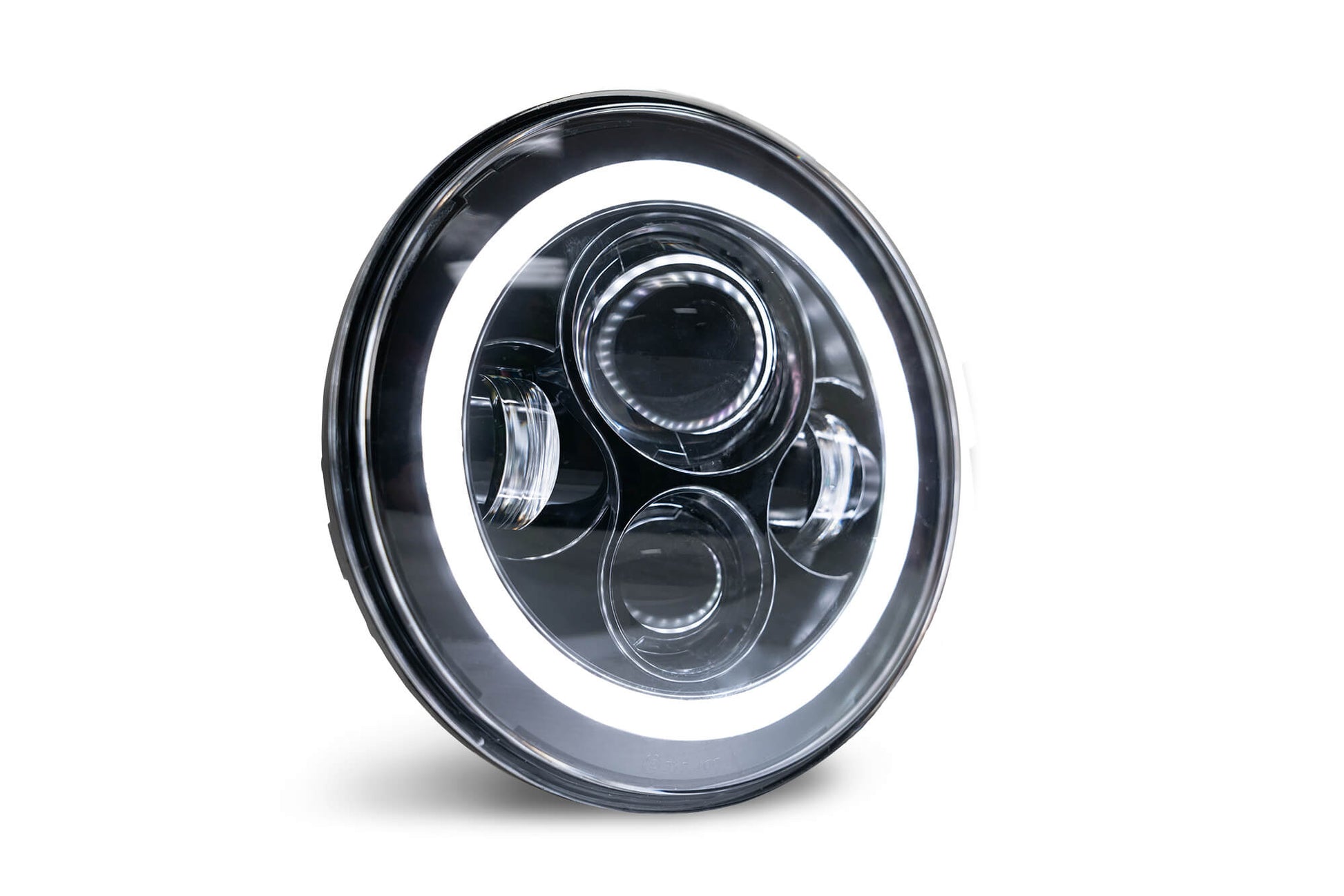 2007 2018 Jeep Wrangler JK JKU Projector Led Headlights With White Halo DV8 Offroad-8