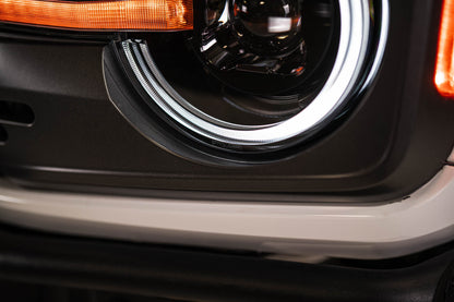 2021 2025 Ford Bronco Black Headlights DV8 Offroad-11