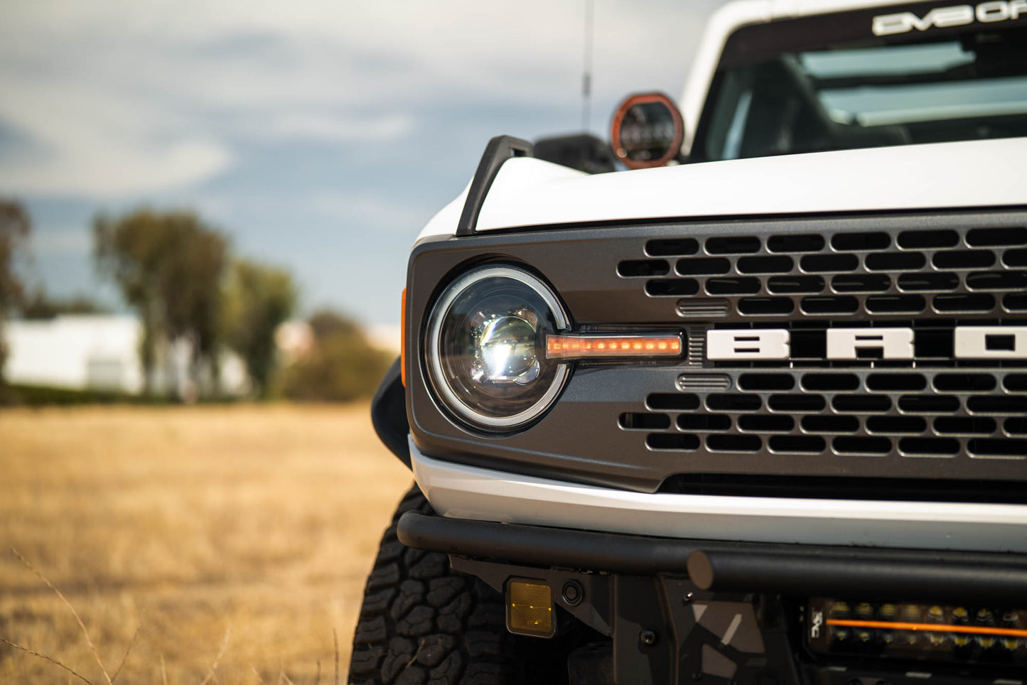 2021 2025 Ford Bronco Black Headlights DV8 Offroad-5
