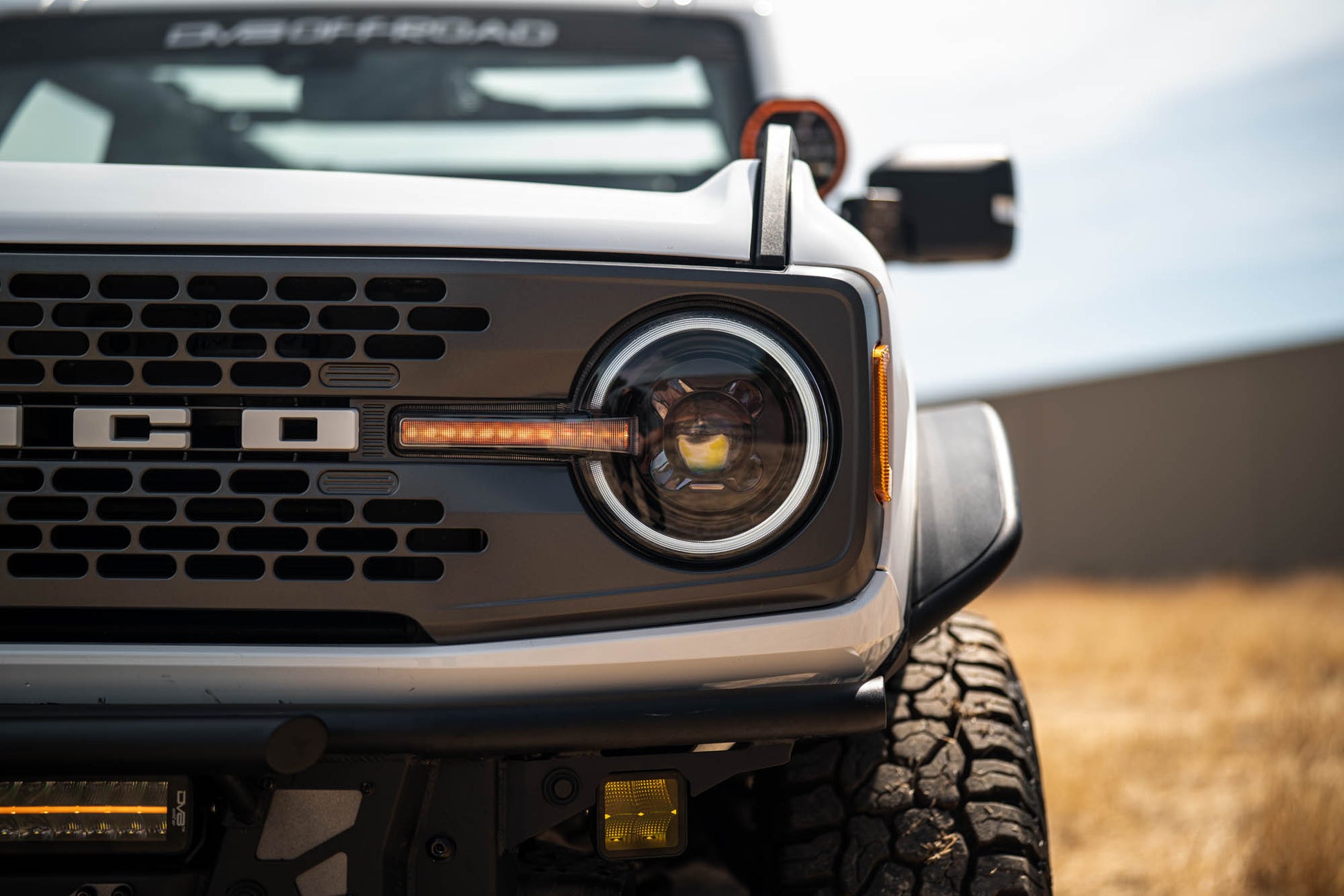 2021 2025 Ford Bronco Black Headlights DV8 Offroad-10
