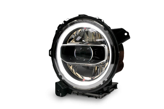 2018 2025 Jeep Jeep Gladiator JT Wrangler JL JLU LED Headlights Chrome DV8 Offroad