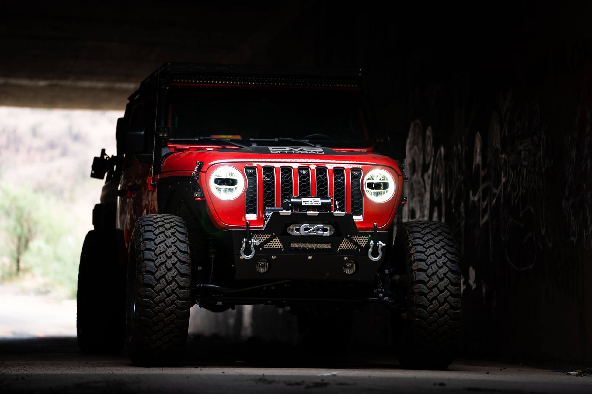 2018 2025 Jeep Jeep Gladiator JT Wrangler JL JLU LED Headlights Chrome DV8 Offroad-13