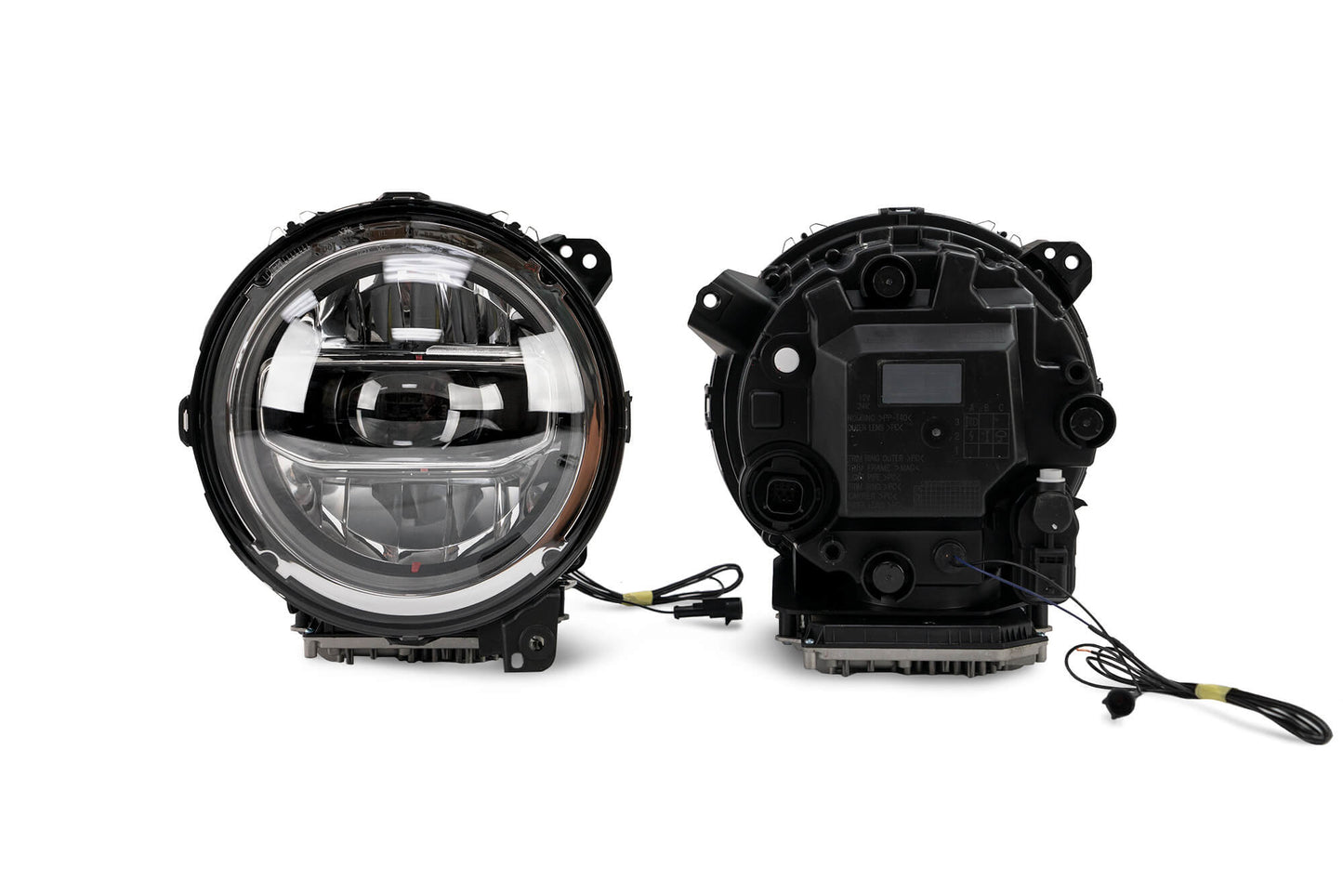 2018 2025 Jeep Jeep Gladiator JT Wrangler JL JLU LED Headlights Chrome DV8 Offroad-10