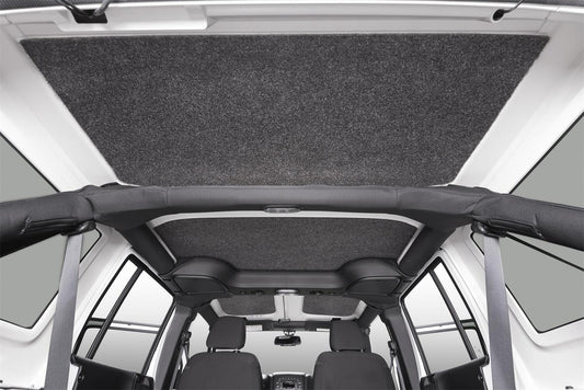 Jeep Headliner 11-18 JK 2 door Headliner Kit 4 pc. Kit Intended For Hard Top Charcoal BedRug