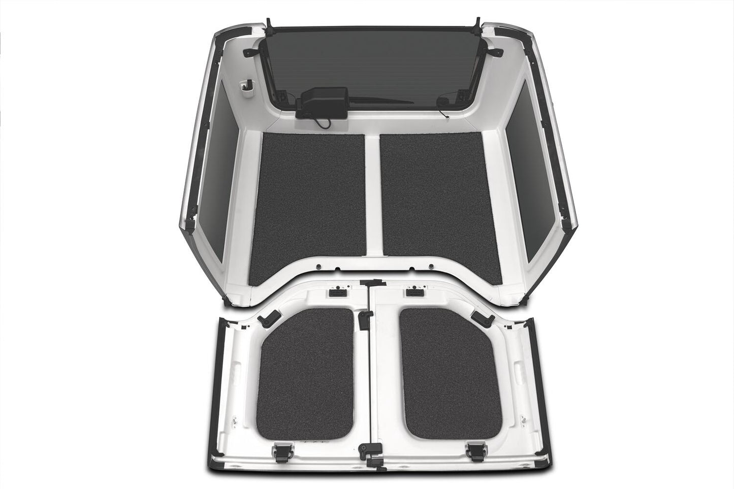 Jeep Headliner 11-18 JK 2 door Headliner Kit 4 pc. Kit Intended For Hard Top Charcoal BedRug-2