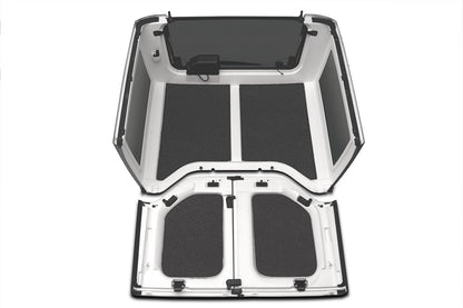 Jeep Headliner 11-18 JK 2 door Headliner Kit 4 pc. Kit Intended For Hard Top Charcoal BedRug-2
