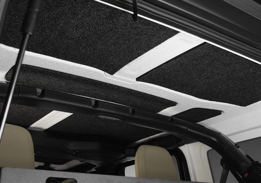 Jeep Headliner 18+ JL 2 door Headliner Kit 4 pc. Kit Intended For Hard Top Charcoal BedRug-1