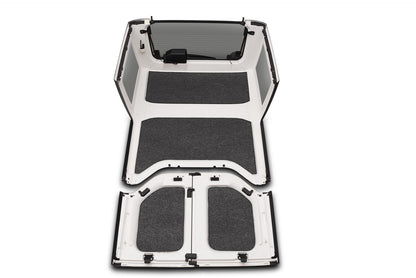 Jeep Headliner 18+ JL Unlimited 4 door Headliner Kit 4 pc. Kit Intended For Hard Top Charcoal BedRug-4