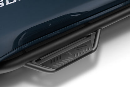 Podium Step LG Cab Length (2 Steps per Side) 3 Inch Main Tube Diameter 2019 (New Body Style)-2025 Chevy Silverado/GMC Sierra 1500/2020-2025 2500 HD/3500 HD Crew Cab Textured Black NFab-1