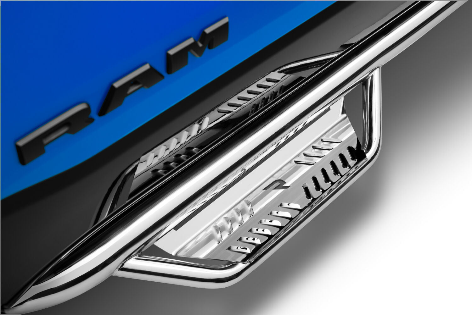 Podium Step SS Cab Length (2 Steps per Side) 3 Inch Main Tube Diameter 2019-2025 Ram 2500/3500/4500/5500 Crew Cab Polished Stainless NFab-2
