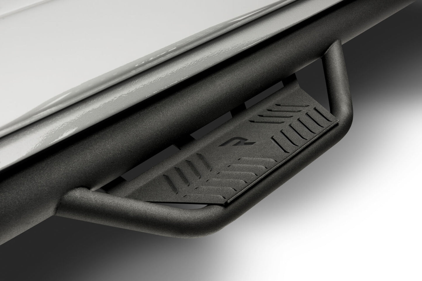 Podium Step LG Cab Length (2 Steps per Side) 3 Inch Main Tube Diameter 2019-2025 Ram 2500/3500 Mega Cab Textured Black NFab
