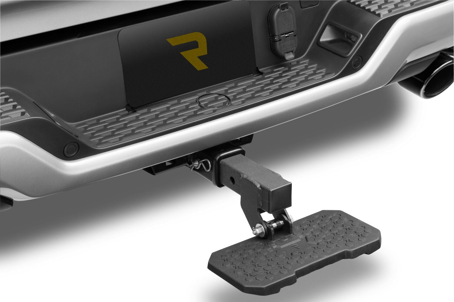 HS 20 Hitch Step Textured Black Go Rhino-6