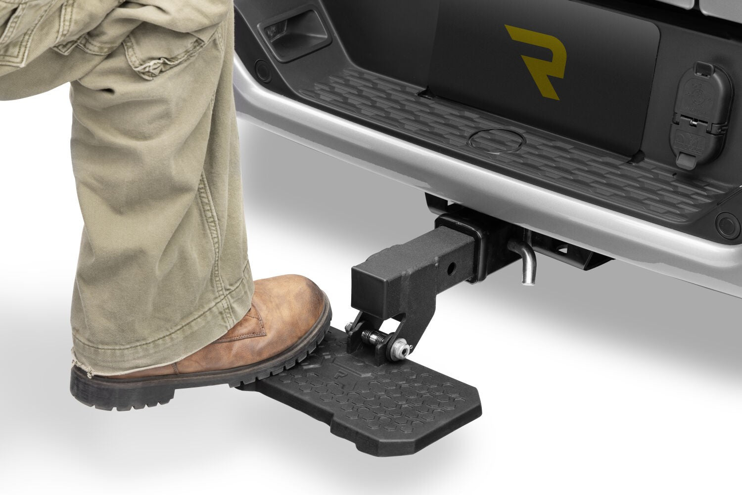 HS 20 Hitch Step Textured Black Go Rhino-8