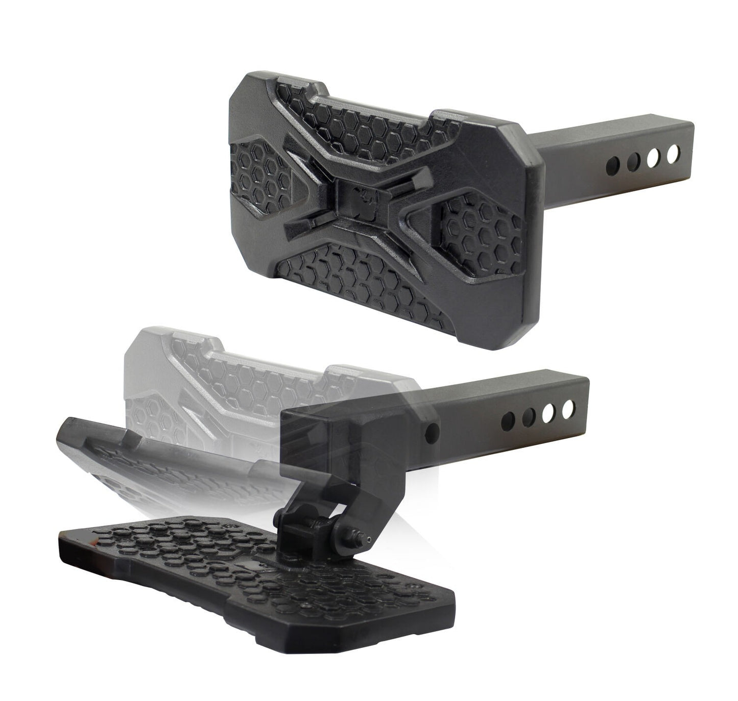 HS 20 Hitch Step Textured Black Go Rhino-9