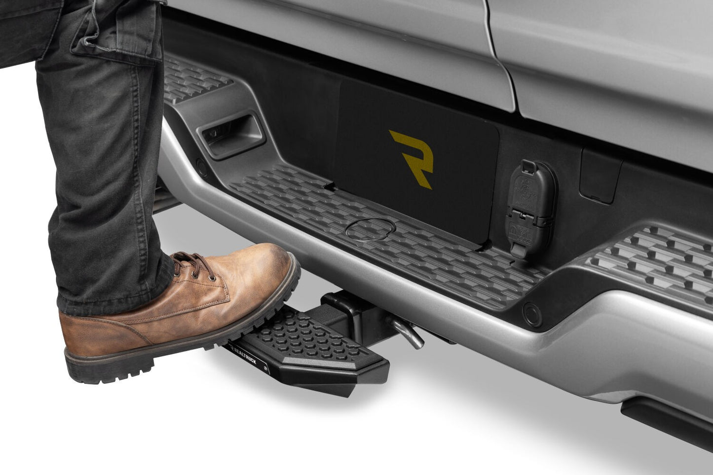 HS 30 Hitch Step Textured Black Go Rhino-5
