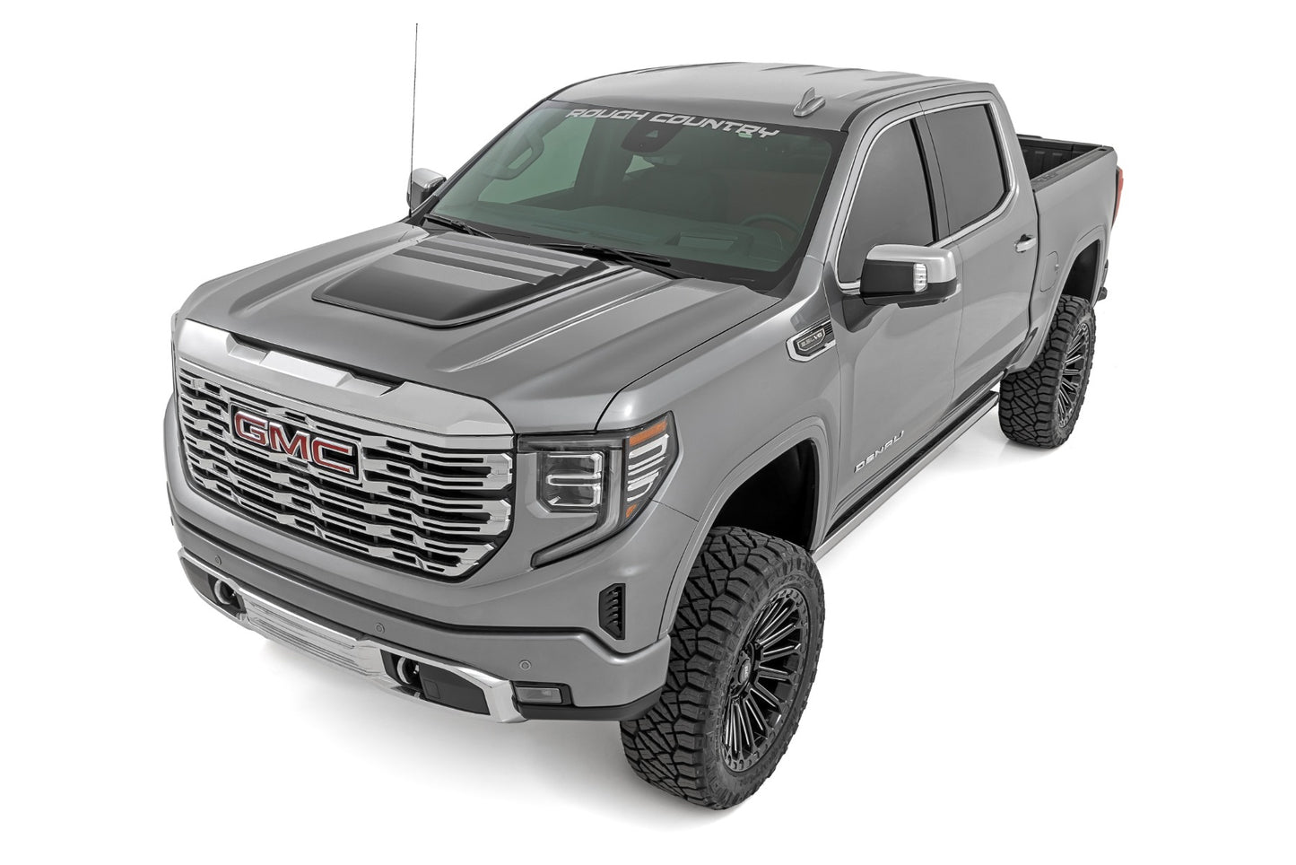 Hood Scoop Hood Scoop GA0 Pacific Blue GMC Sierra 1500 2WD/4WD (19-26) Rough Country-2
