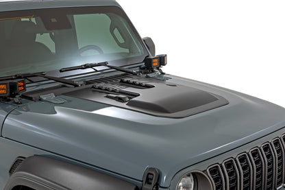 Hood Scoop Jeep Gladiator JT/Wrangler JL 4WD (2018-2026) Rough Country-84