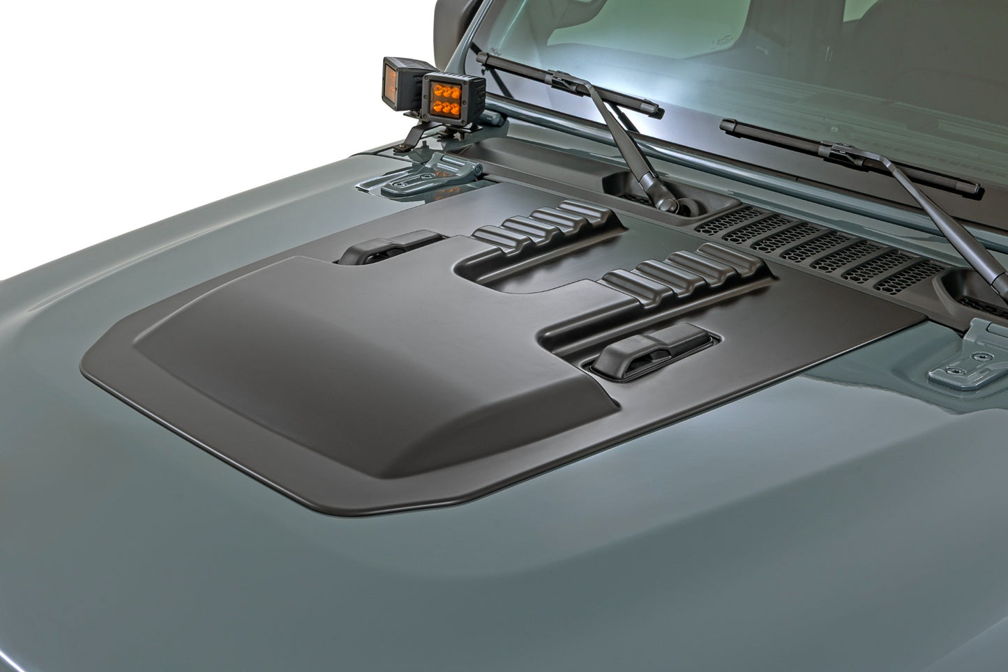 Hood Scoop Jeep Gladiator JT/Wrangler JL 4WD (2018-2026) Rough Country-32