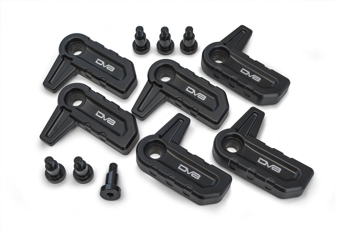 2018 2025 Jeep Wrangler JL & Gladiator JT JLU Billet T Handles for Hard Top DV8 Offroad-4
