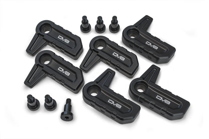 2018 2025 Jeep Wrangler JL & Gladiator JT JLU Billet T Handles for Hard Top DV8 Offroad-4
